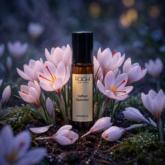 Saffron Splendor | 10ml | Handcrafted Fragrance from Kannauj