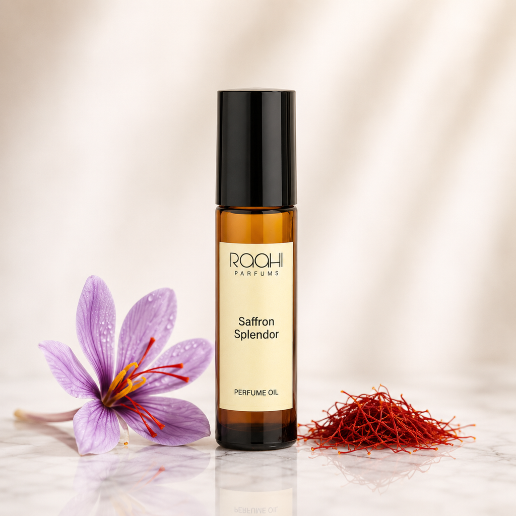 Saffron Splendor | 10ml | Handcrafted Fragrance from Kannauj