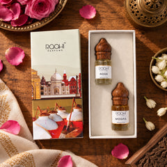 Rose & Mogra Attar Combo | 2 × 6ml